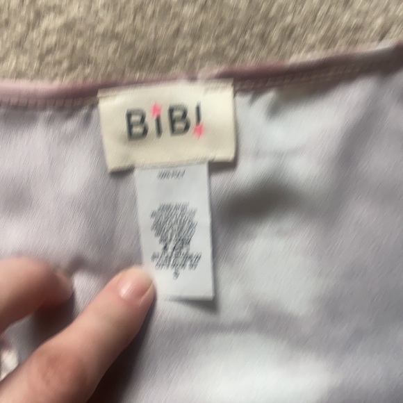 Bibi shirt blouse top. small, new! Mauve tie dye - Picture 2 of 4